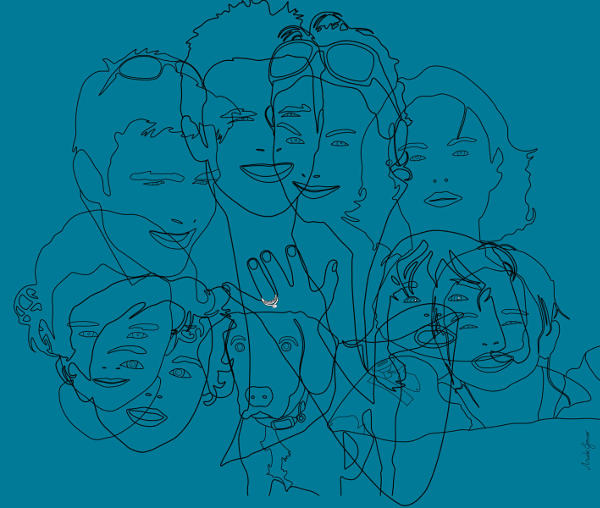 Kary, Paul, Alex, Phoebe and Dog